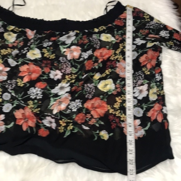 Plus Size Forever 21 Sheer Crop Top - Picture 3 of 9